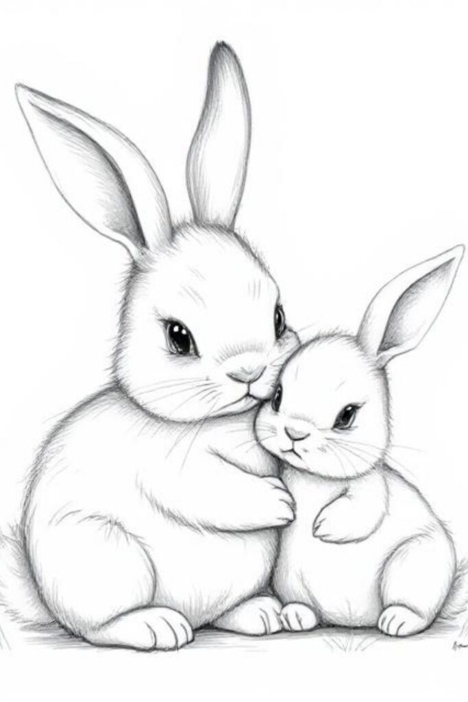 Bunny Coloring Pages