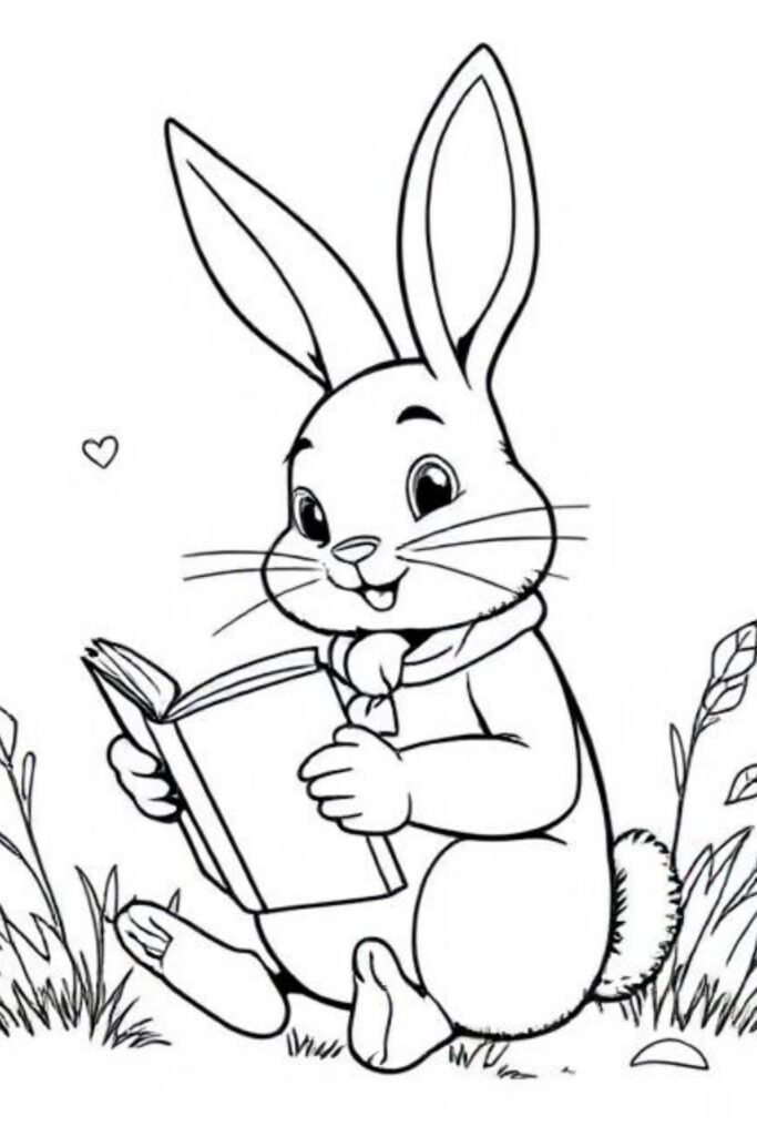 Bunny Coloring Pages (11)