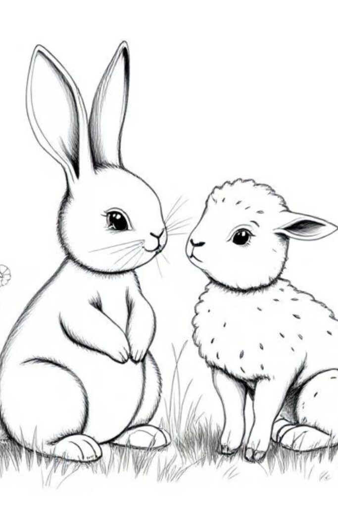 Bunny Coloring Pages (21)