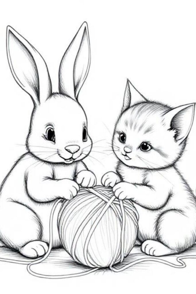 Bunny Coloring Pages (26)