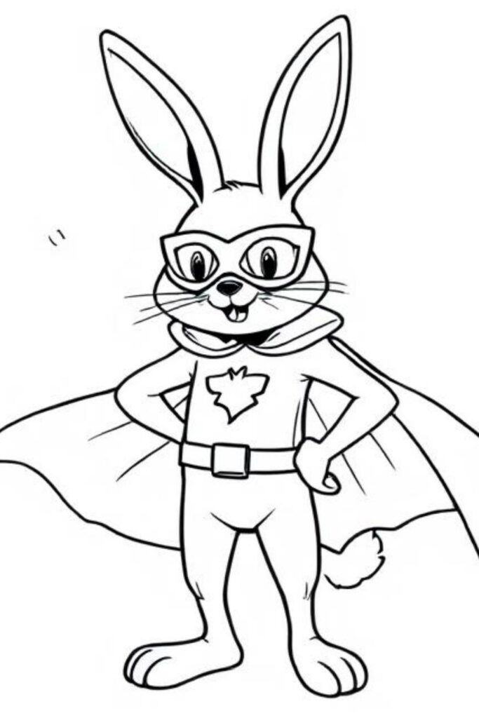 Bunny Coloring Pages (4)