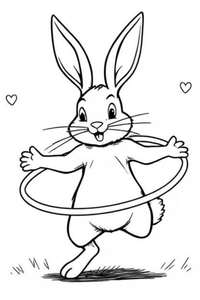 Bunny Coloring Pages (9)