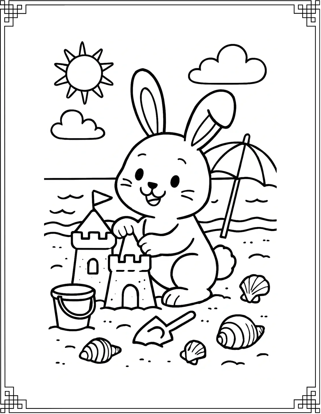 Bunny at the Beach
