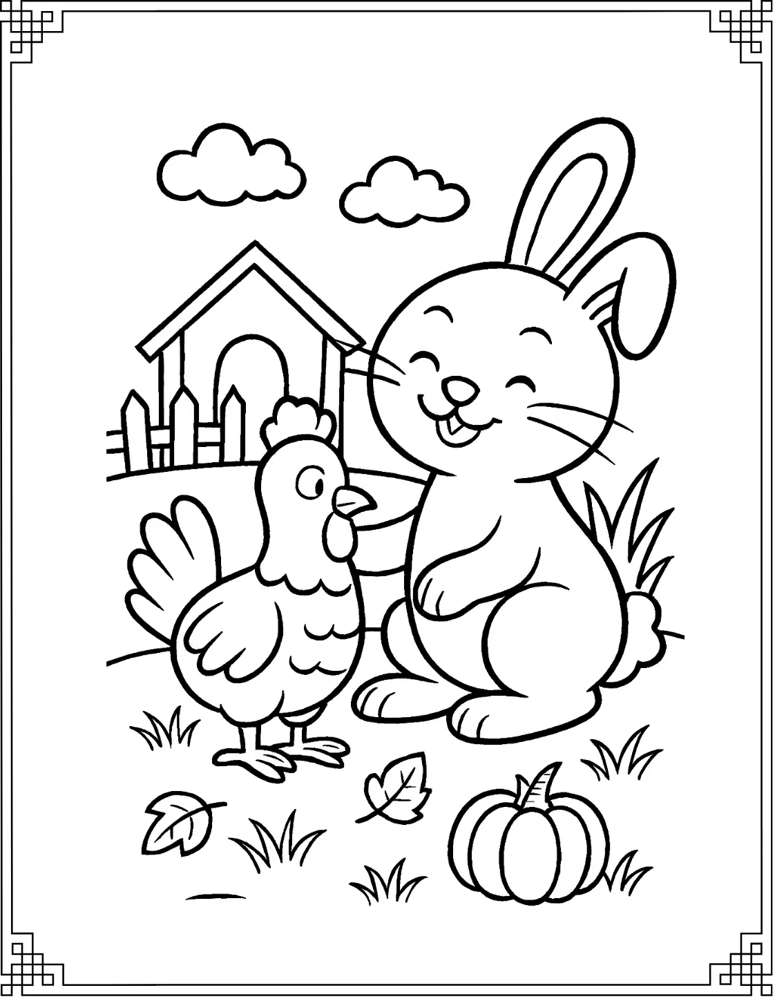 Bunny with Chicken