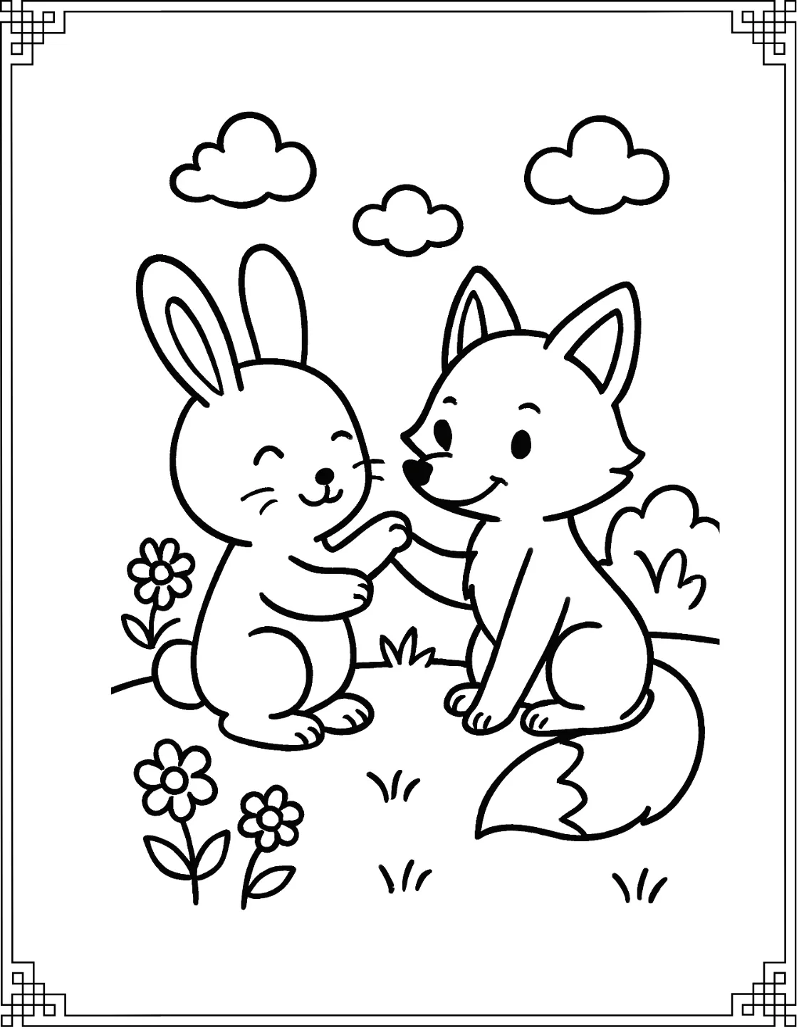 Bunny with Fox