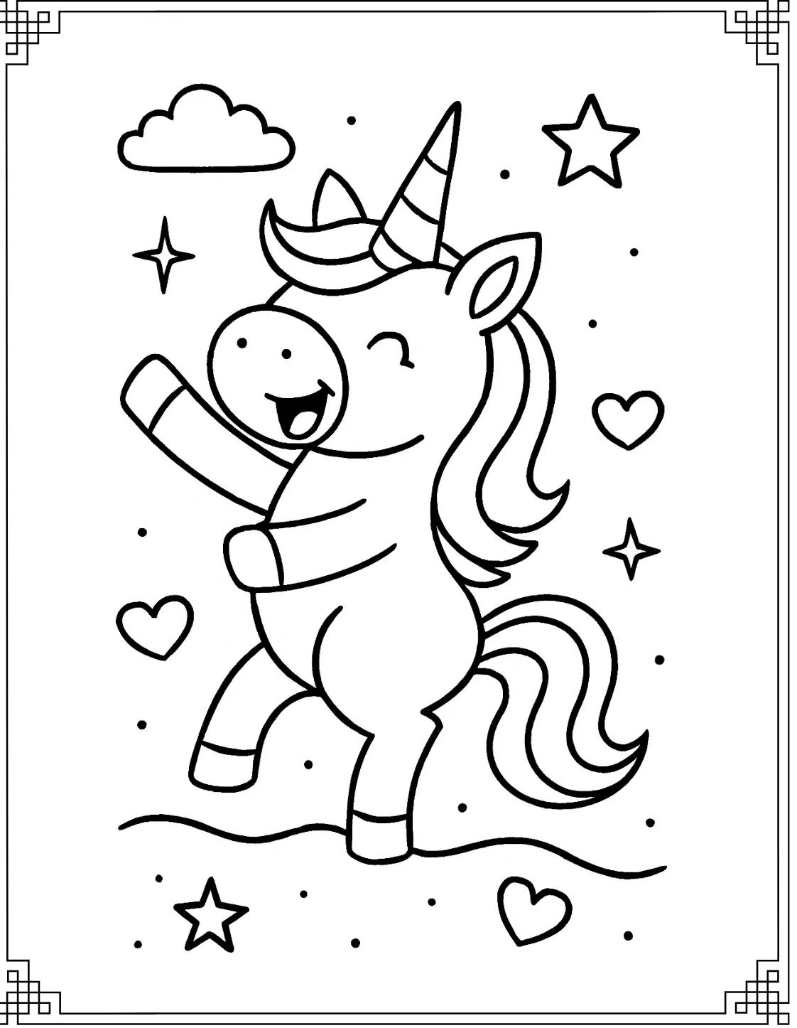 Cheerful Unicorn