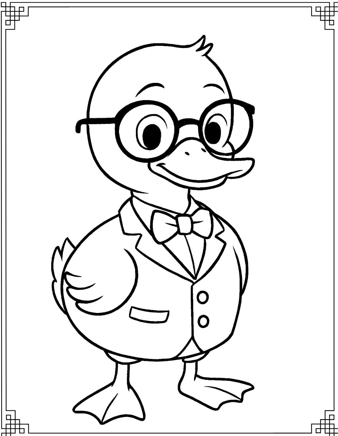 Classy Duck in Suit
