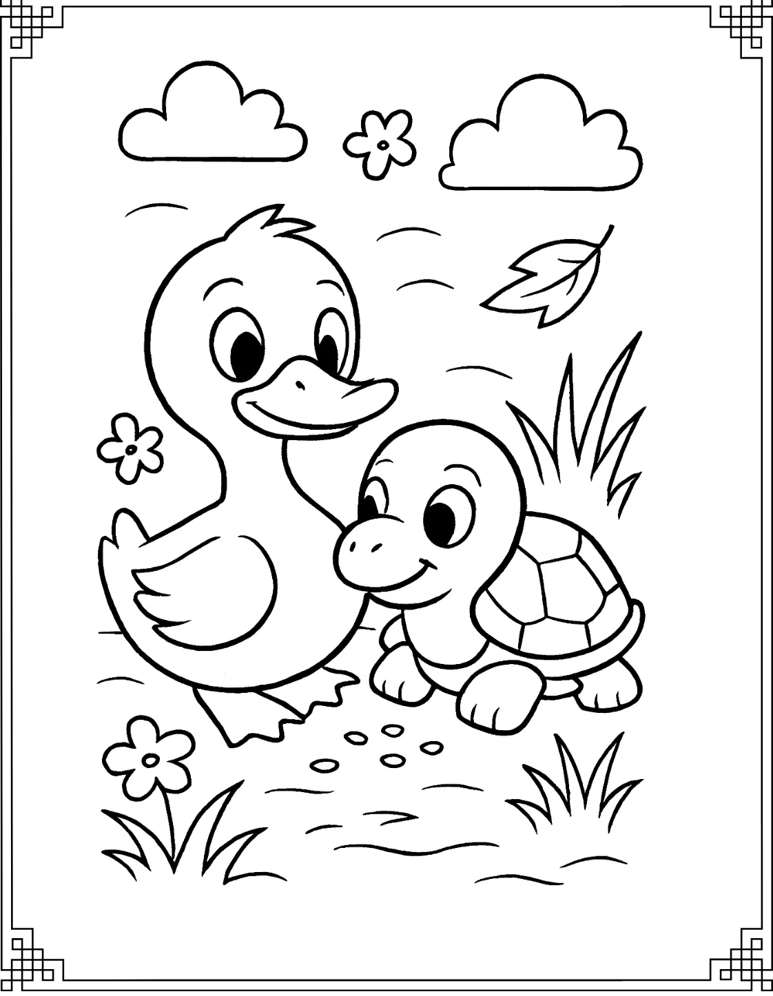 Goose and Duck Friends
