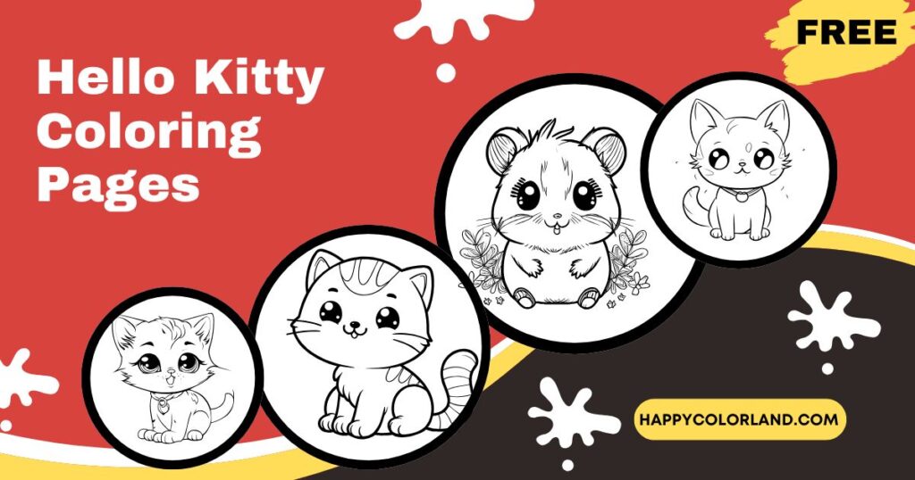 Hello Kitty Coloring Pages