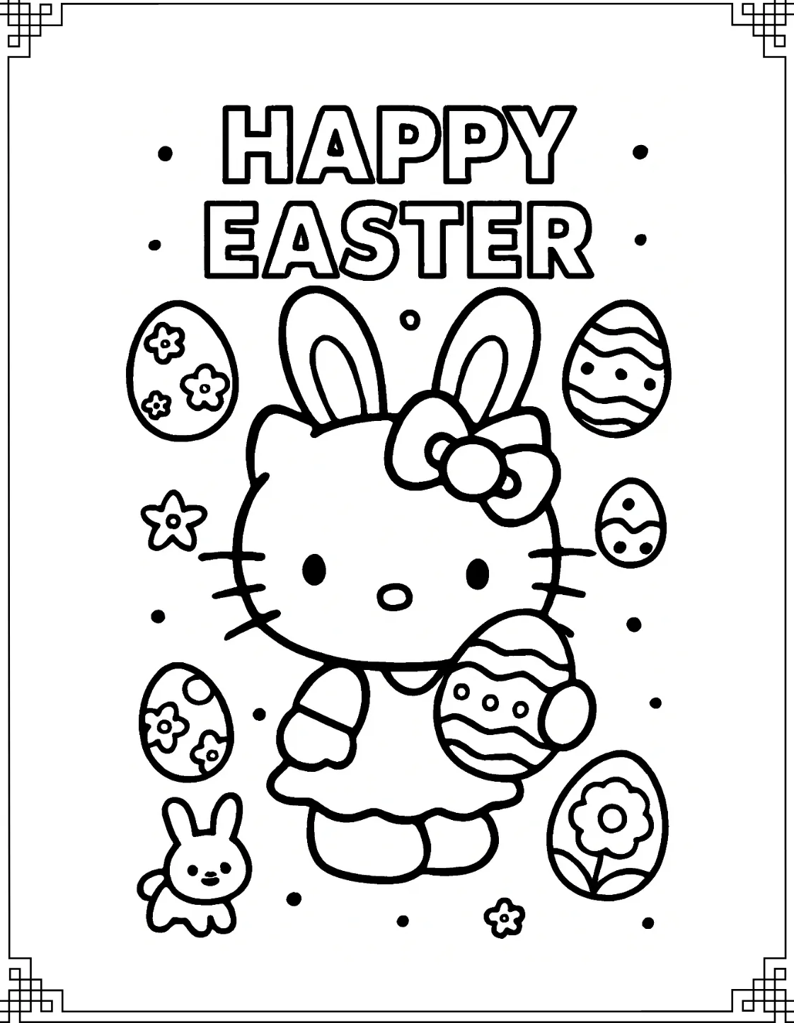 Hello Kitty Easter Fun