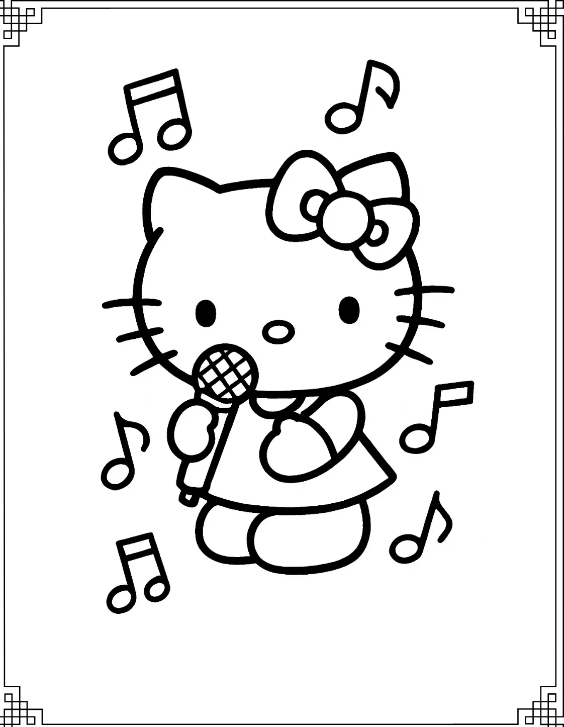 Hello Kitty Singing
