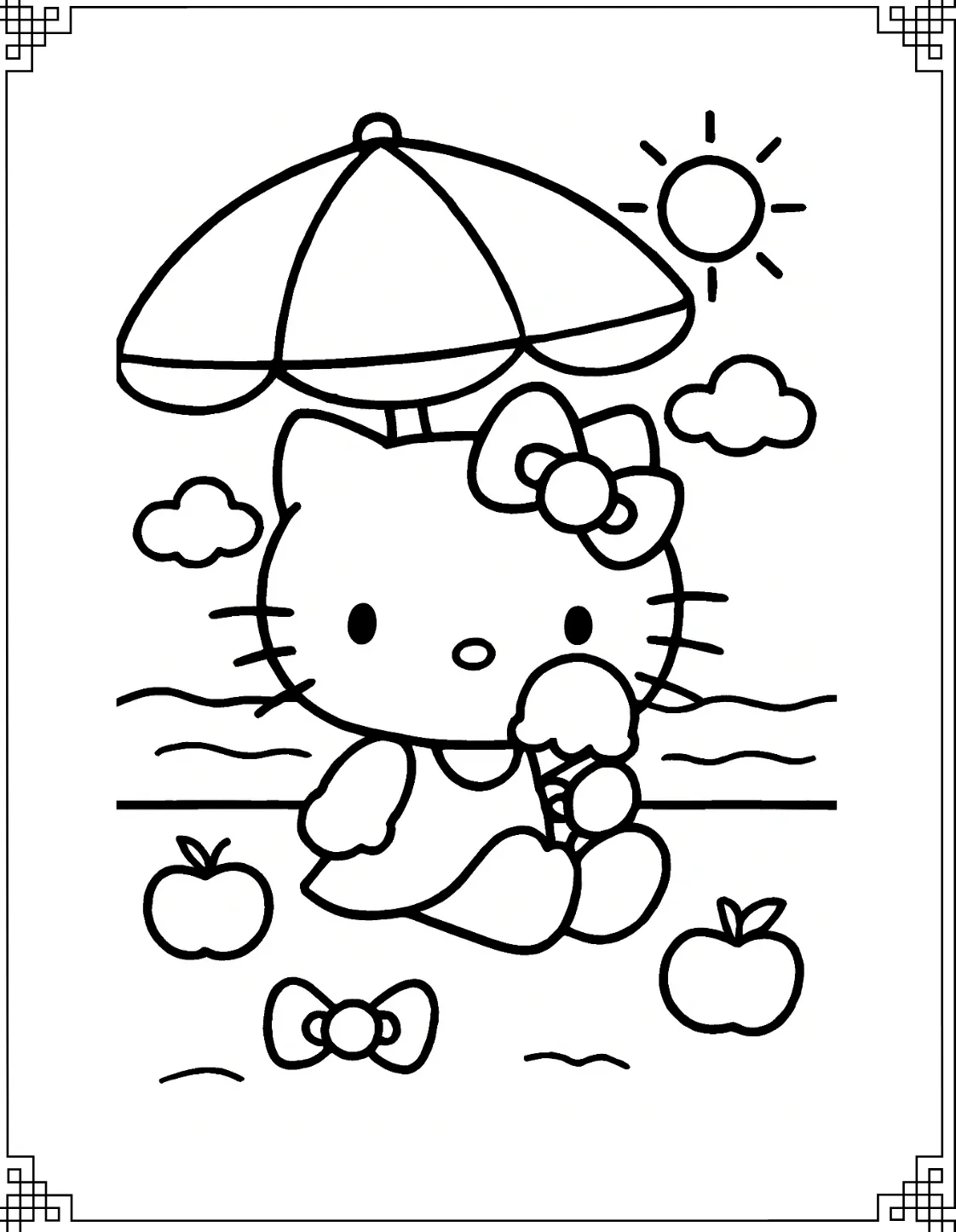 Hello Kitty Writing