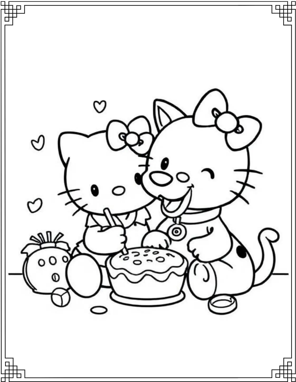 Hello Kitty and Scooby-Doo