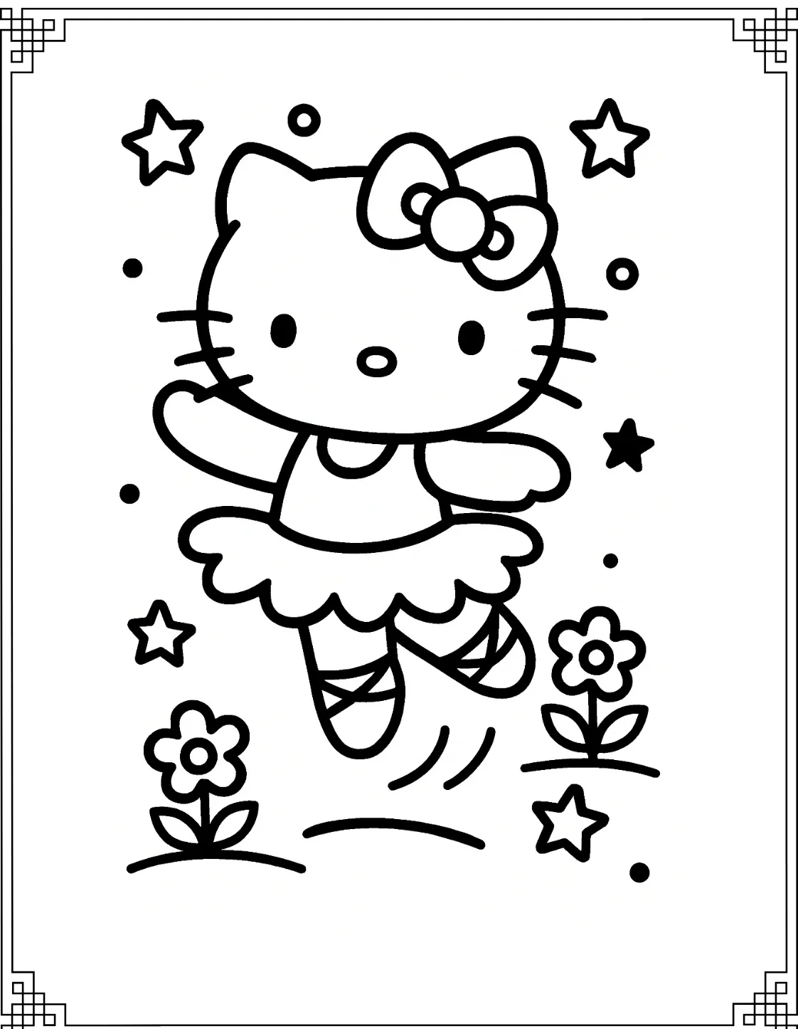 Hello Kitty the Ballerina
