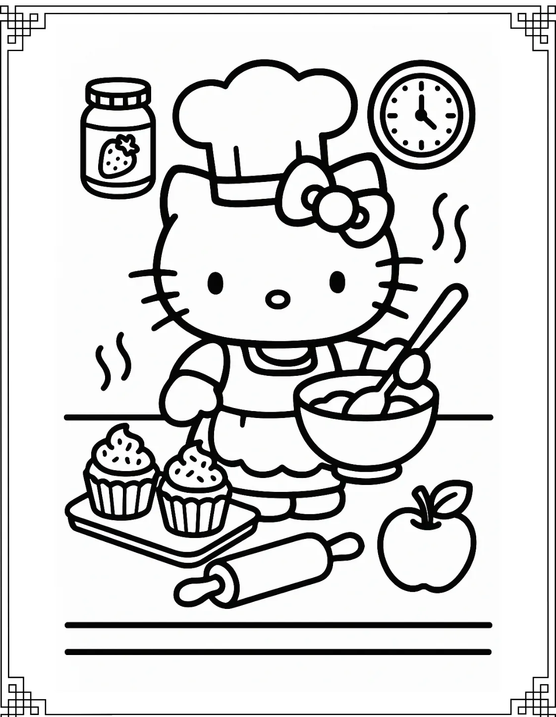 Hello Kitty the Chef

