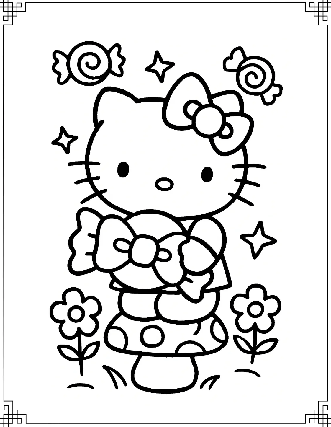 Hello Kitty with Candy
