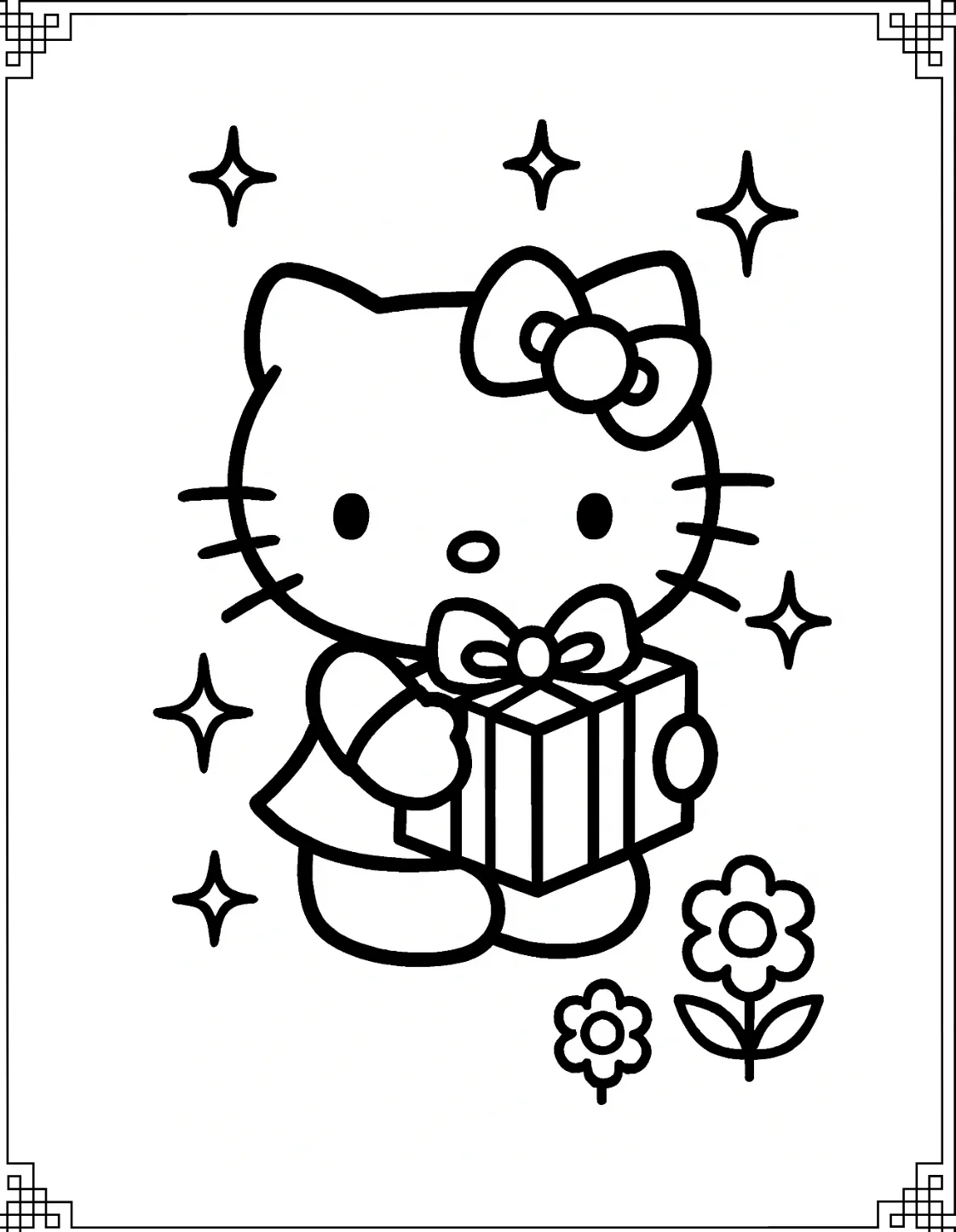 Hello Kitty with Gift
