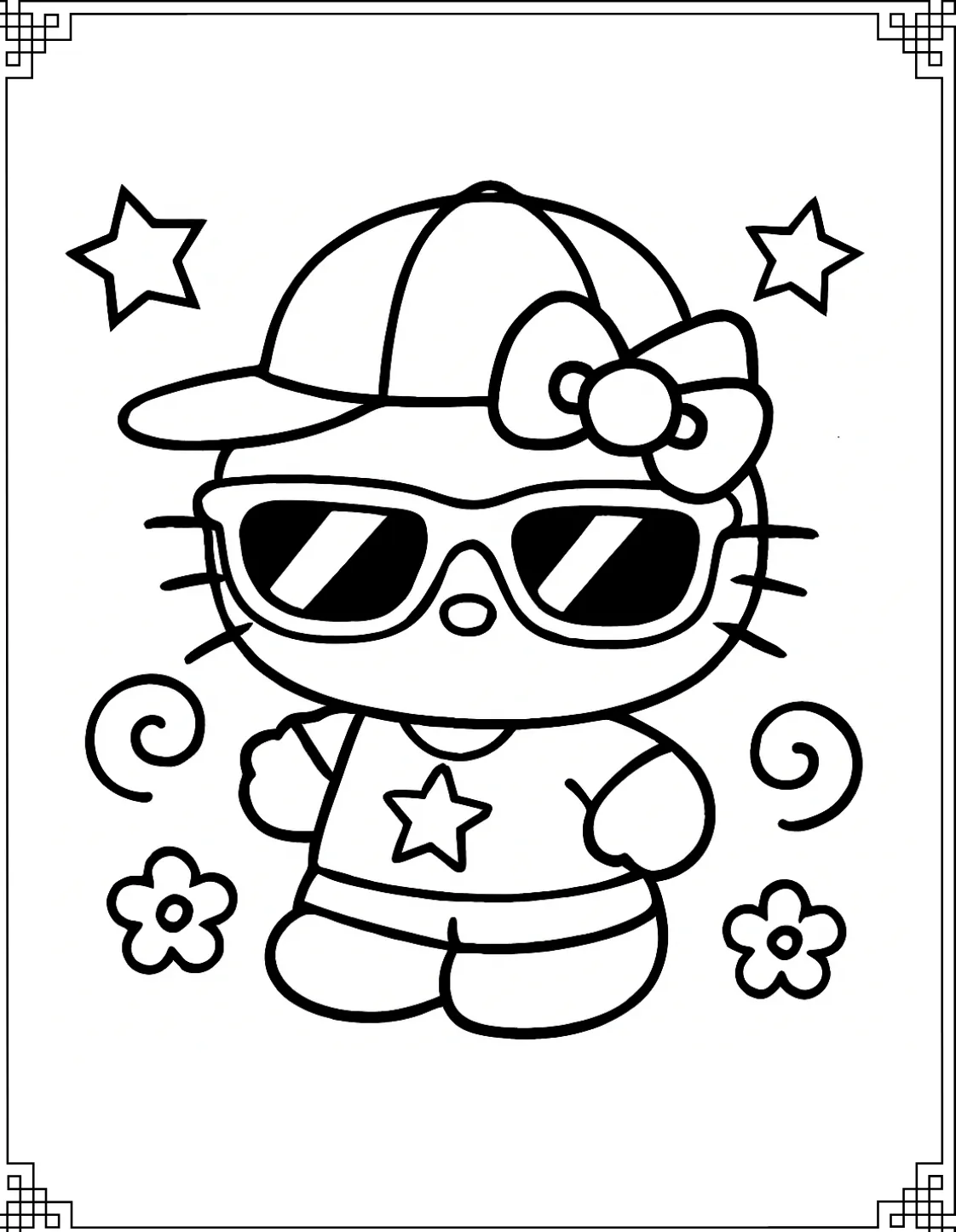 Hello Kitty with Sunglasses
