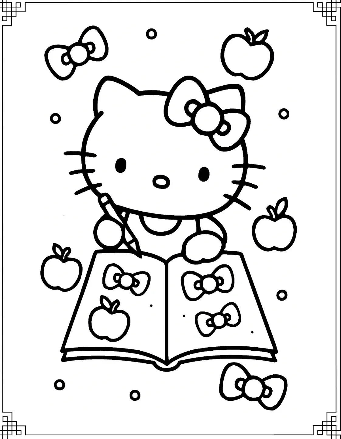 Hello Kitty Reading Books
