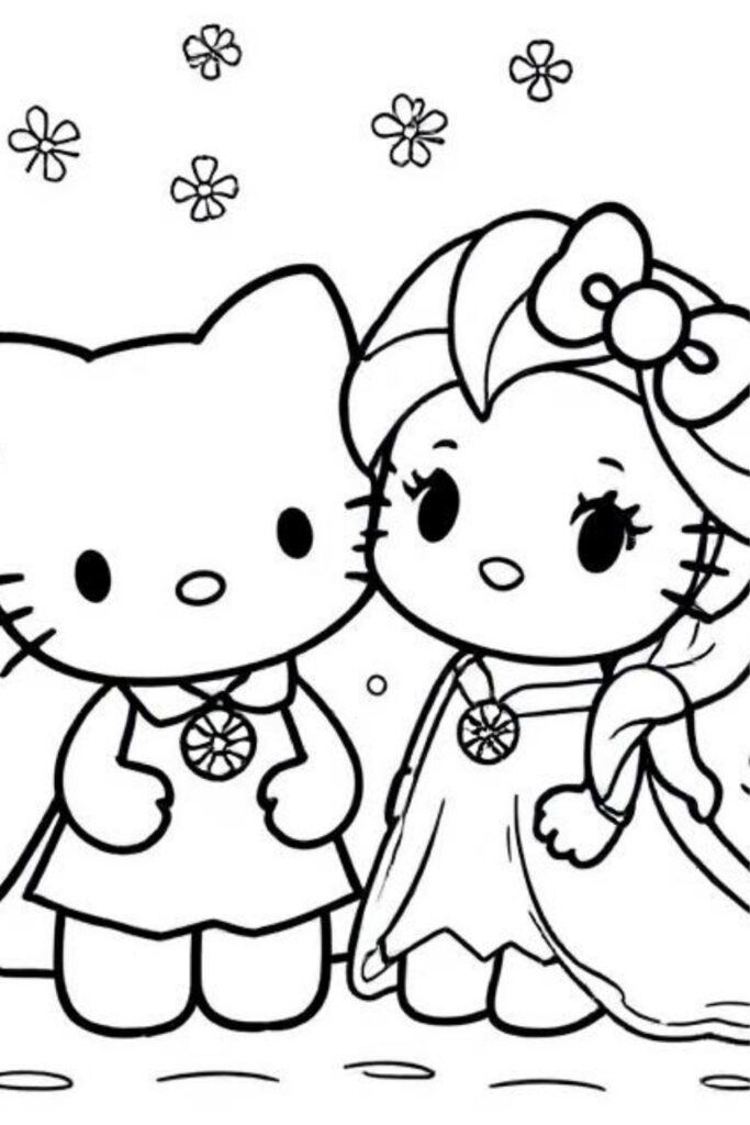 Kitty Coloring Pages (1)