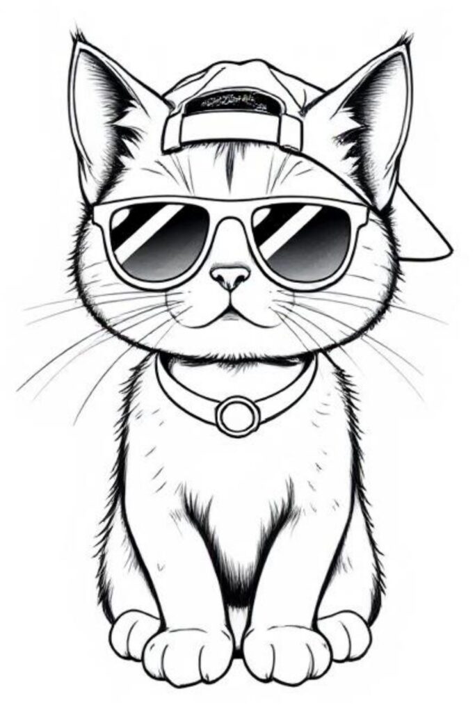 Kitty Coloring Pages