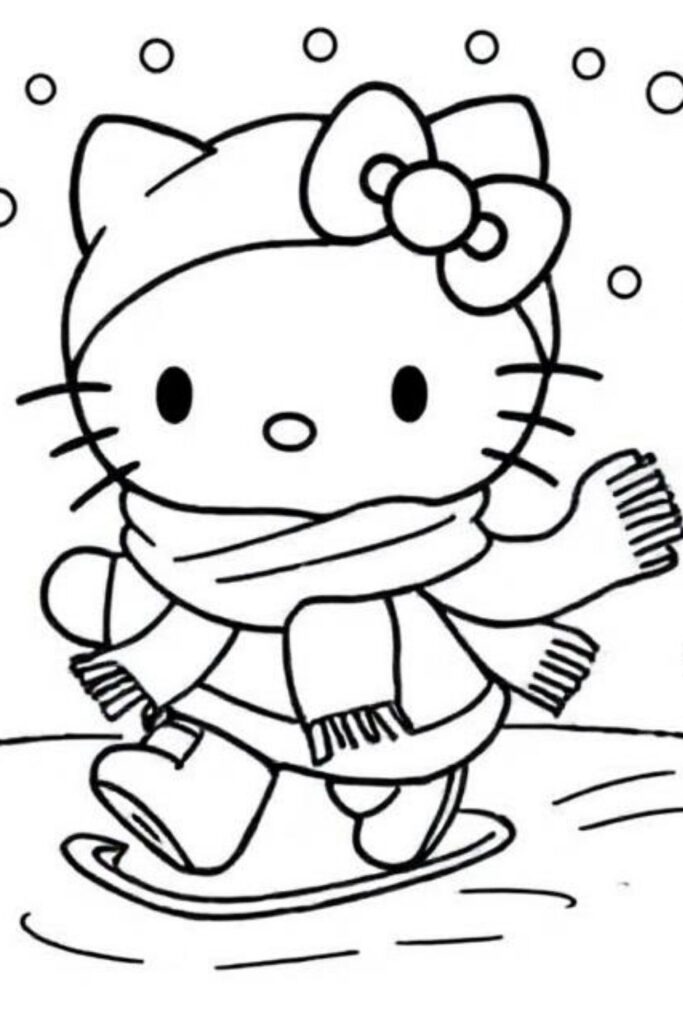 Kitty Coloring Pages