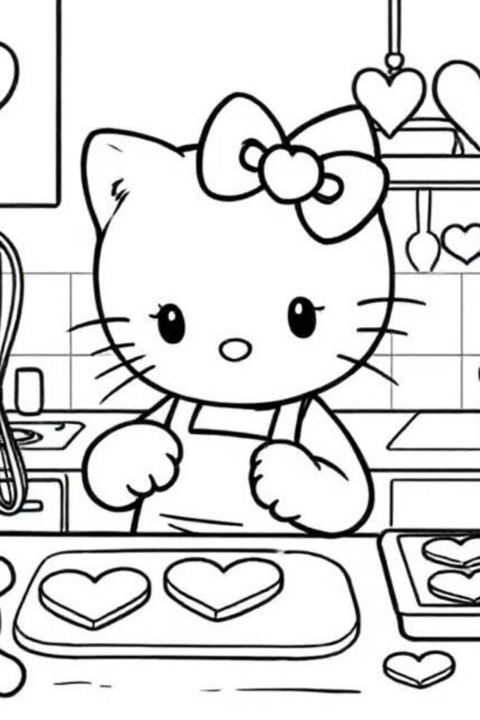 Kitty Coloring Pages (14)