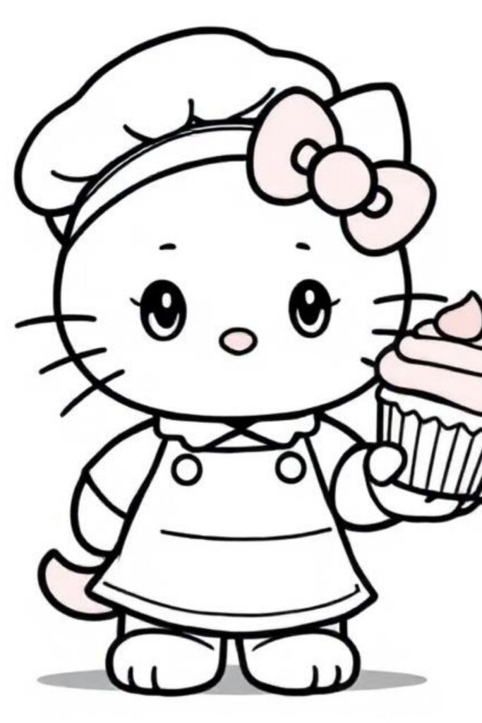 Kitty Coloring Pages