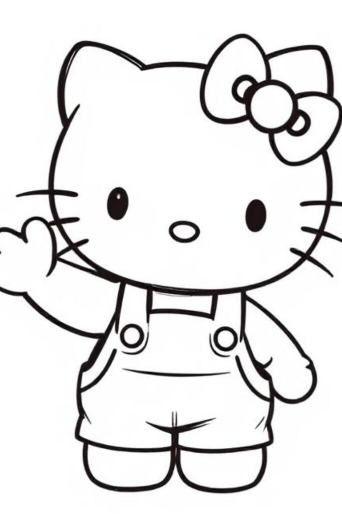 Kitty Coloring Pages