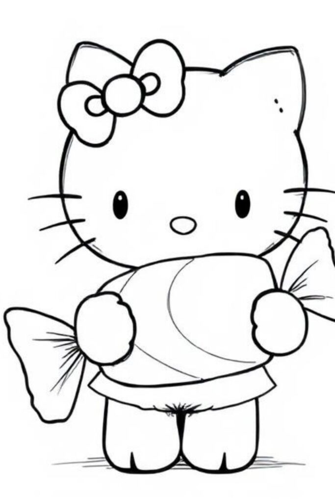 Kitty Coloring Pages