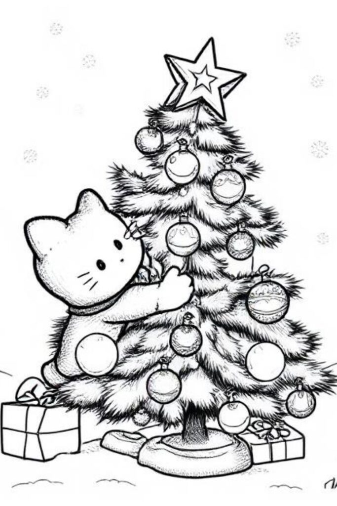 Kitty Coloring Pages
