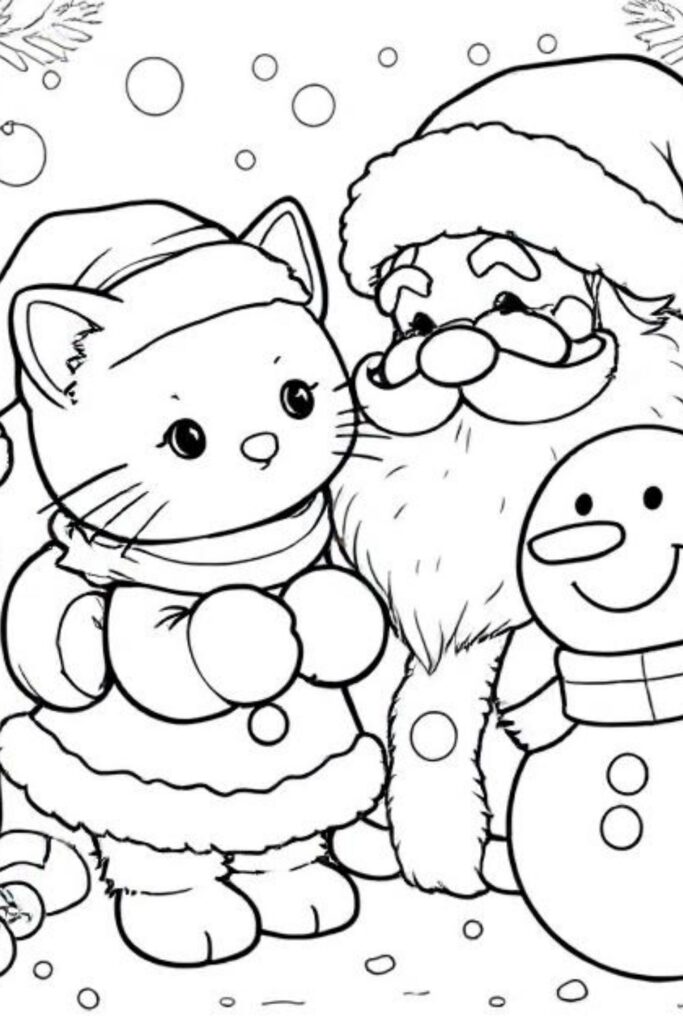 Kitty Coloring Pages