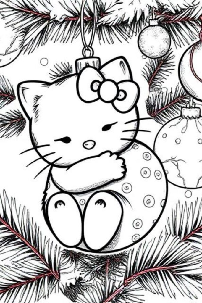 Kitty Coloring Pages