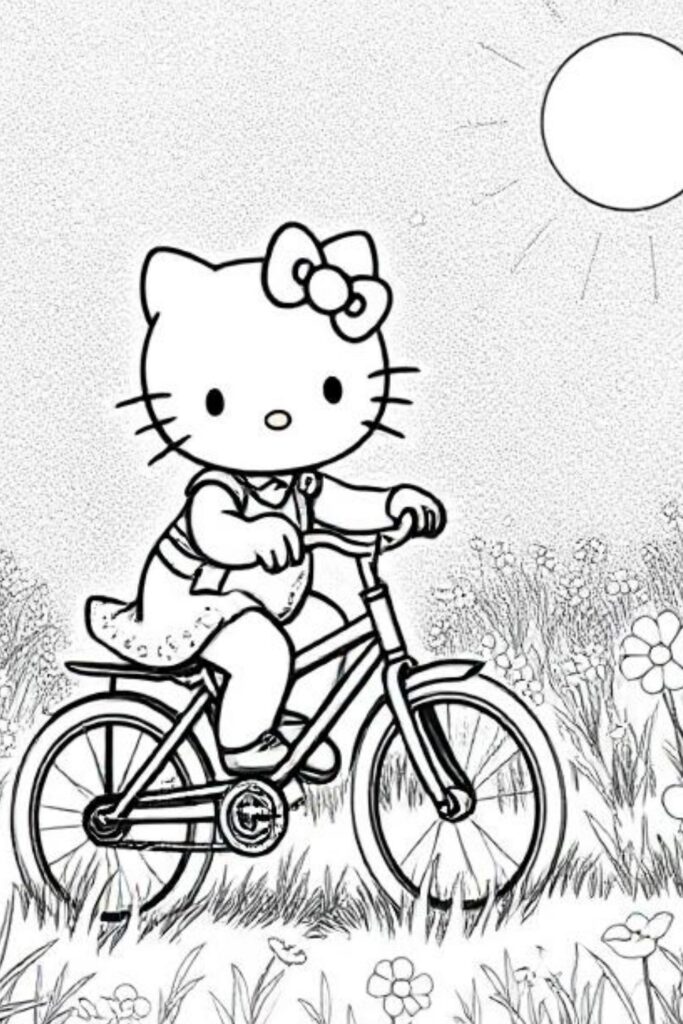 Kitty Coloring Pages (5)