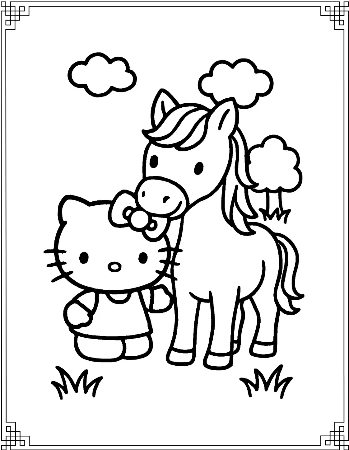 Kitty and the Horse