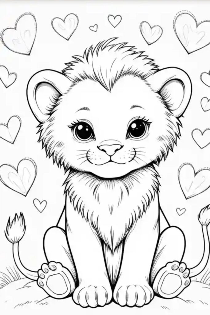 Lion Coloring Pages