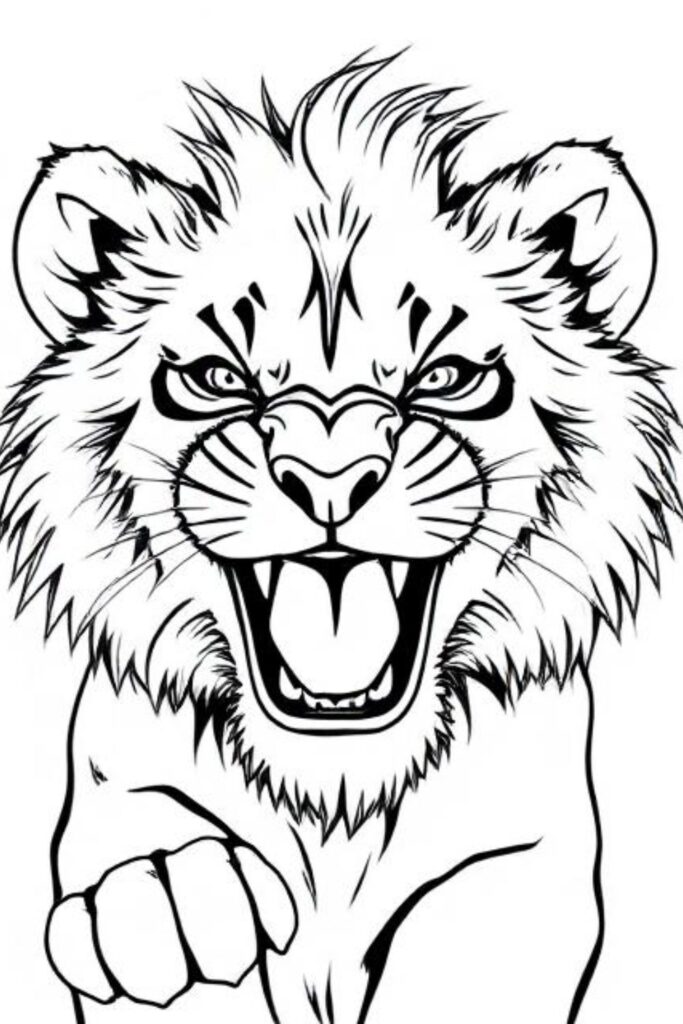 Lion Coloring Pages