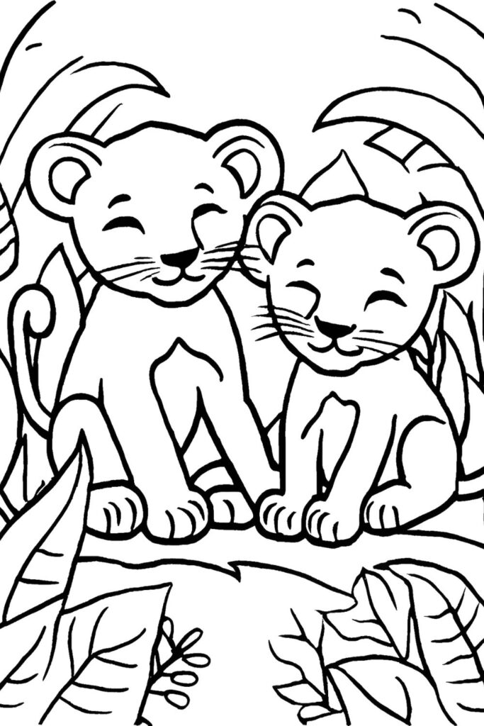 Lion Coloring Pages (3)