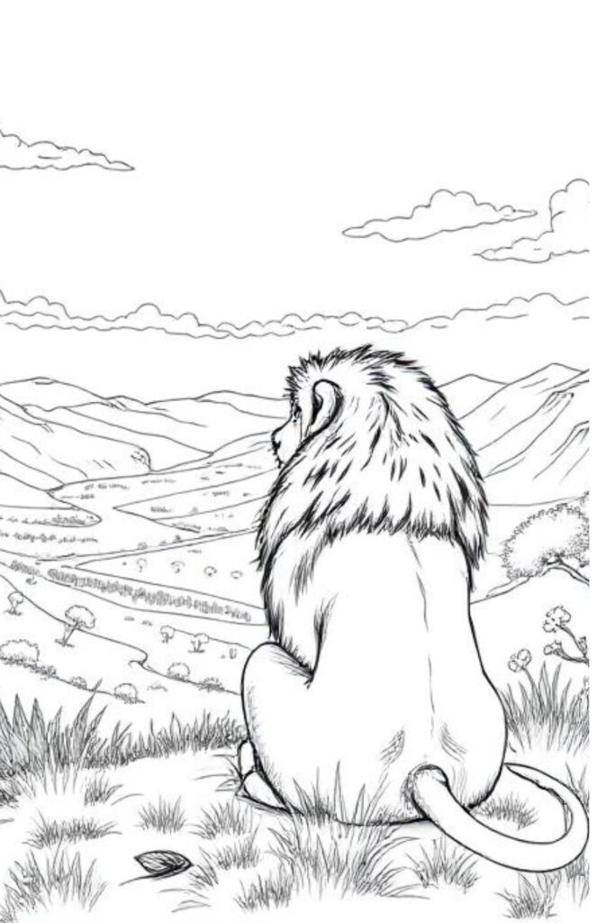 Lion Coloring Pages (30)