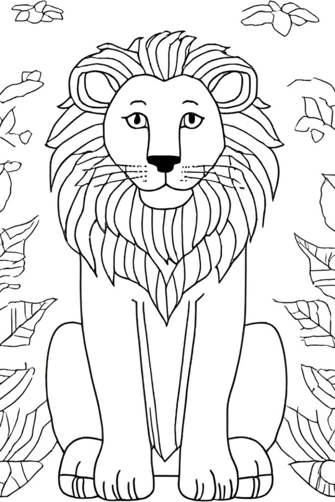 Lion Coloring Pages