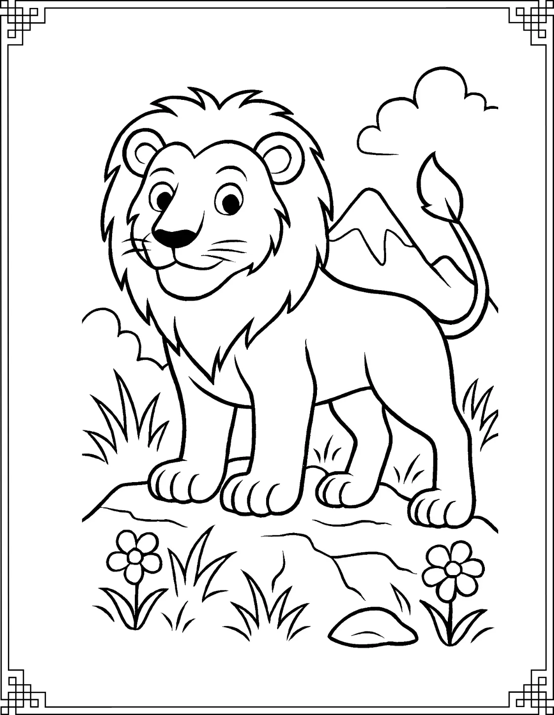 Majestic Mountain Lion Page
