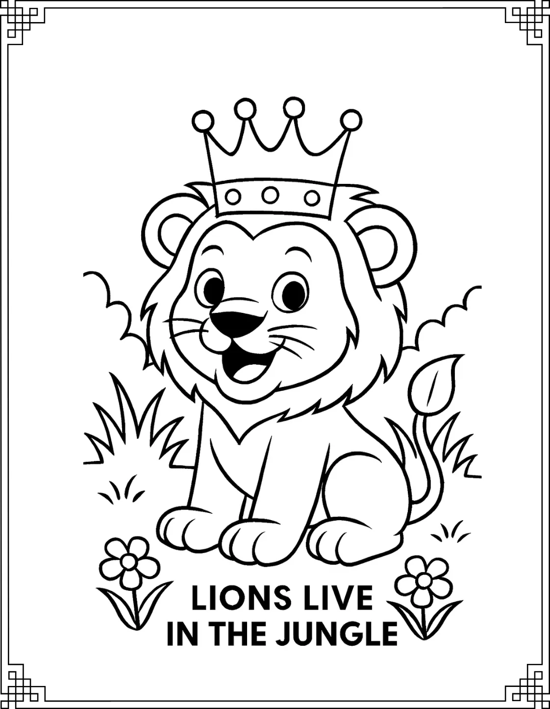 Royal Lion Cub Page
