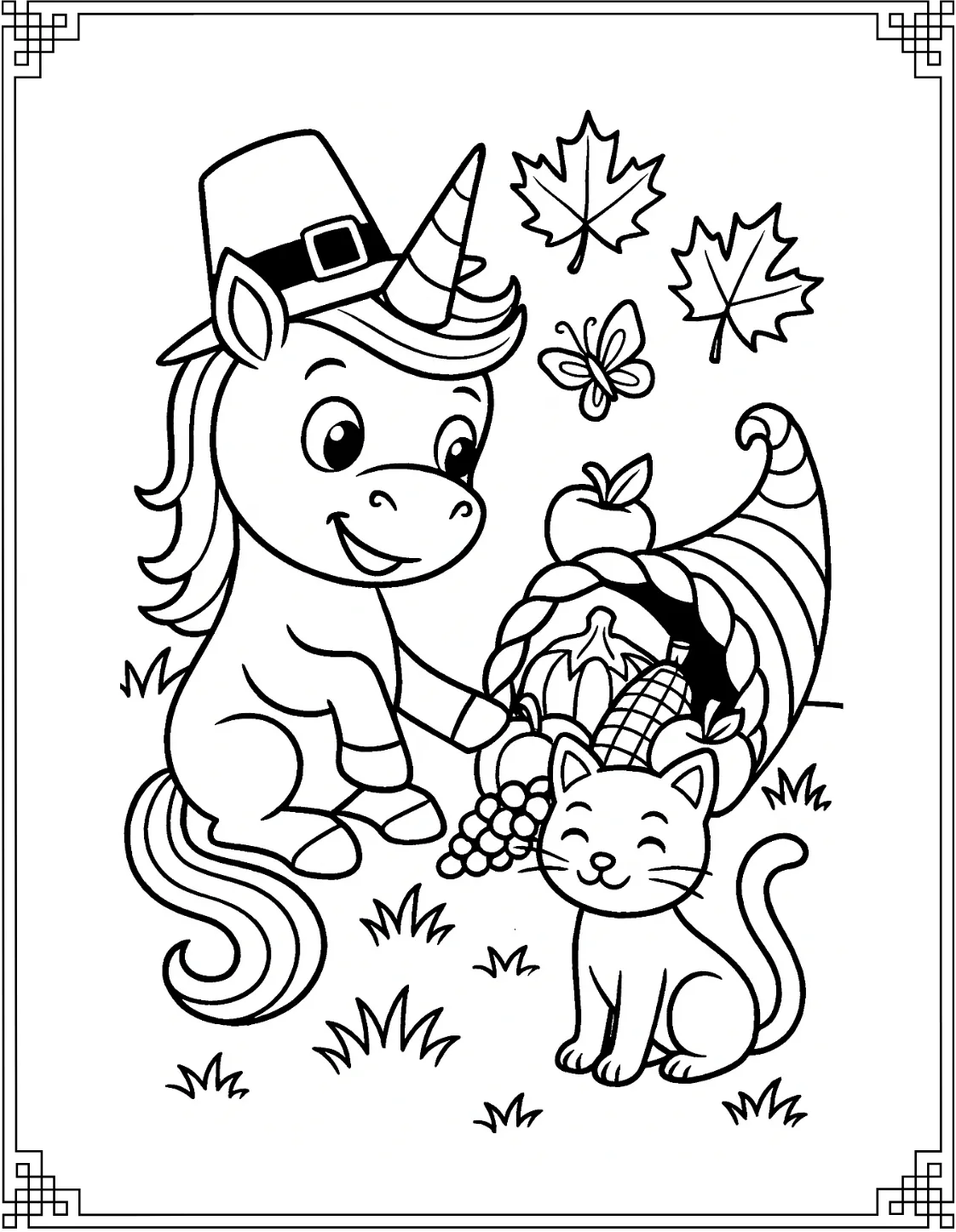 Thanksgiving Unicorn 