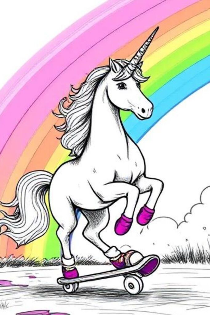 Unicorn Coloring Pages (17)
