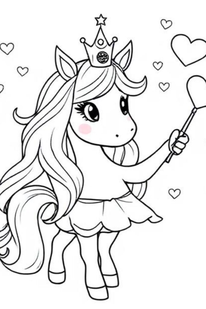 Unicorn Coloring Pages (2)