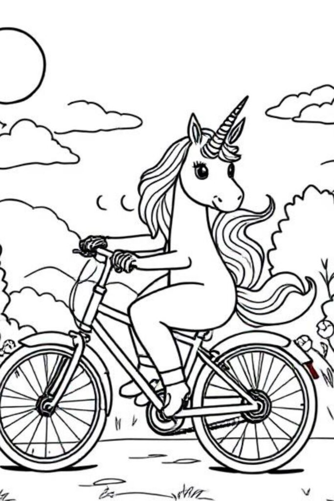 Unicorn Coloring Pages (20)