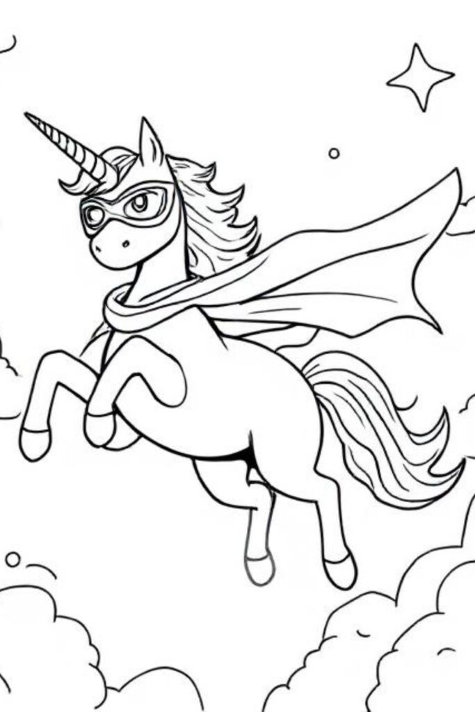 Unicorn Coloring Pages (23)