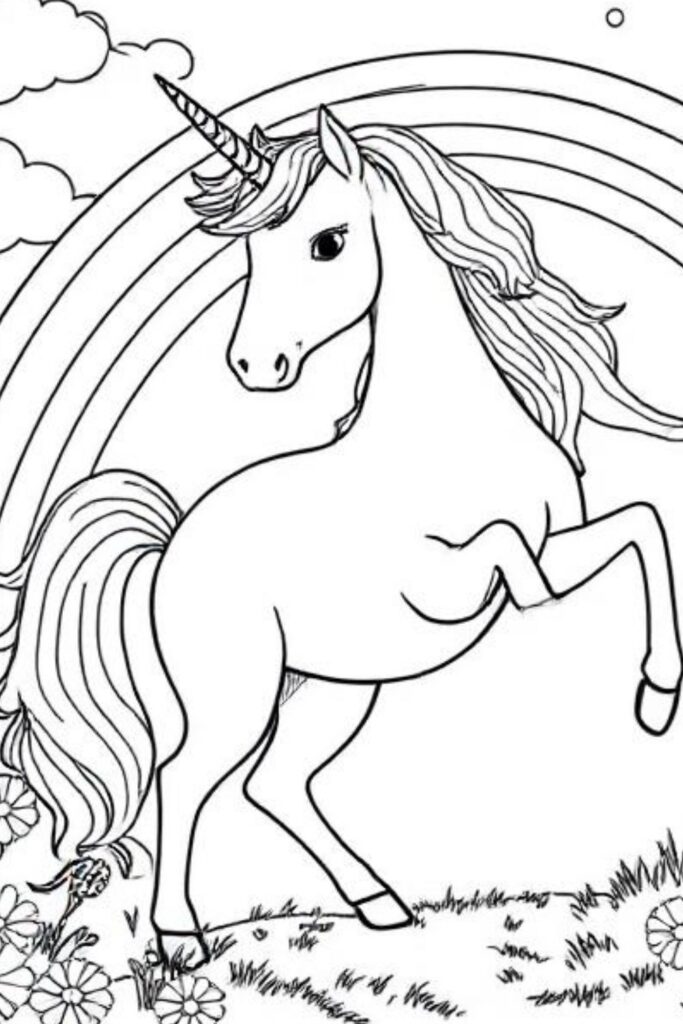 Unicorn Coloring Pages (6)
