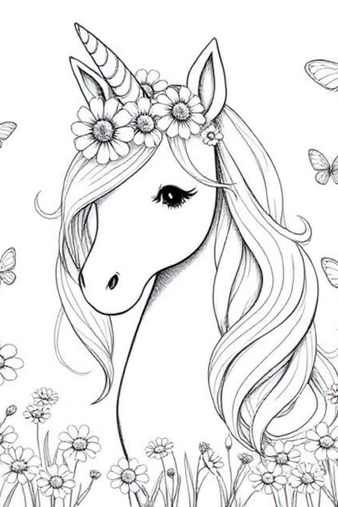 Unicorn Coloring Pages (7)