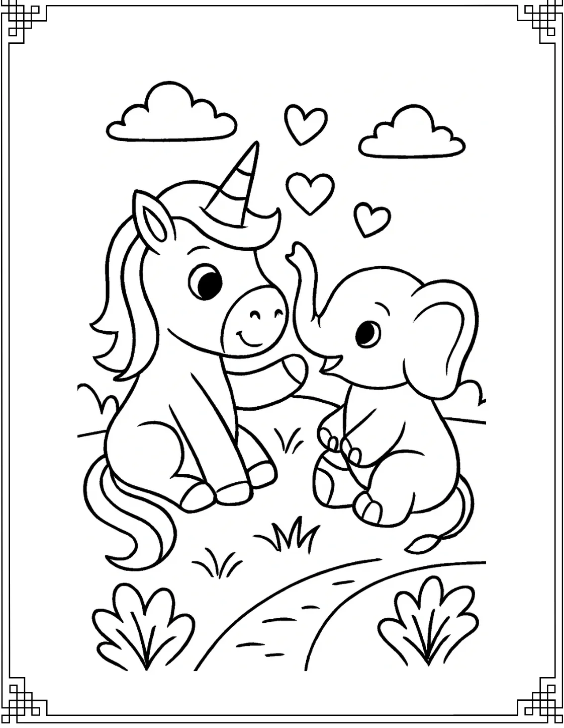 Unicorn and Elephant